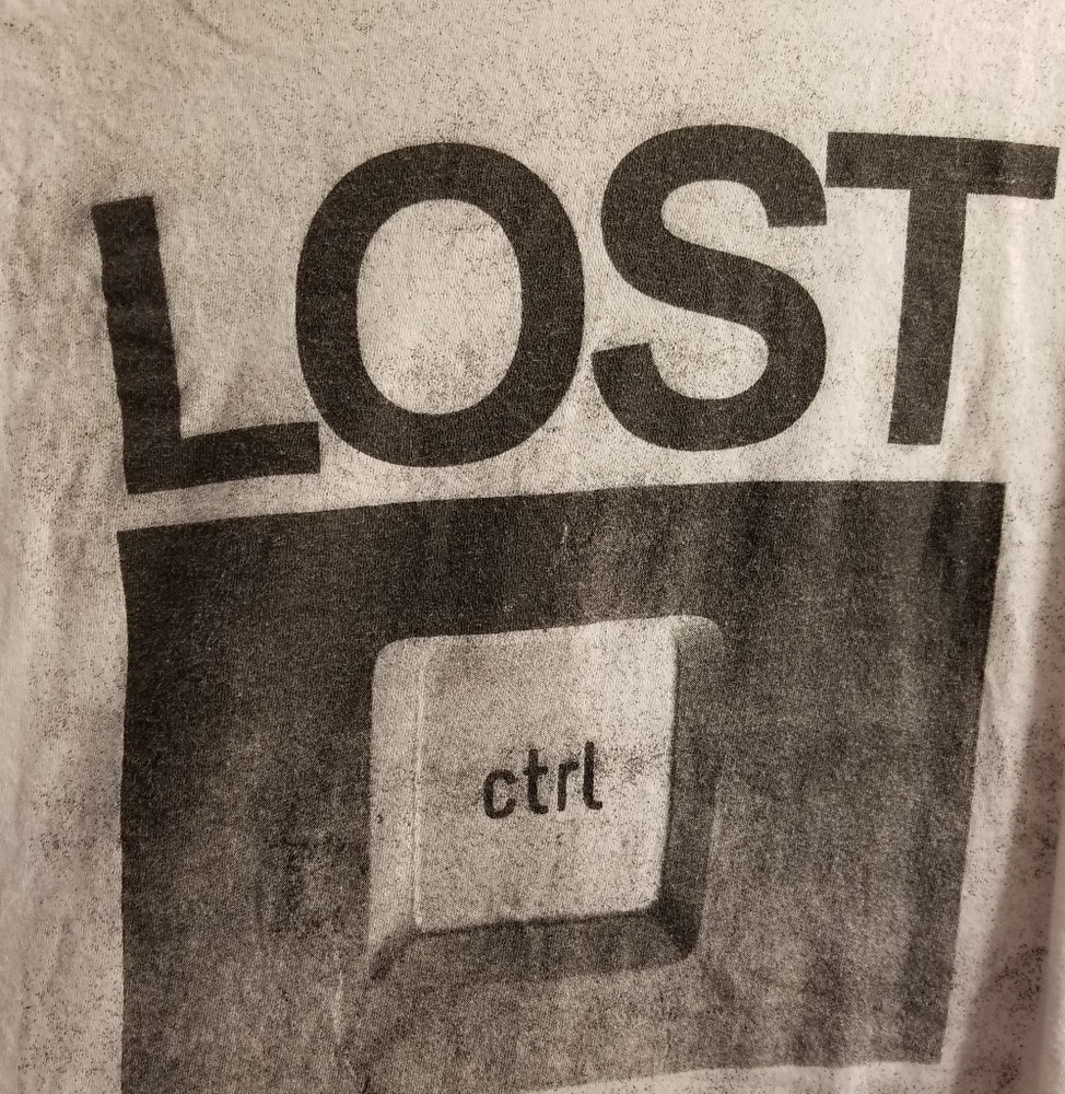 Lost Control graphic short sleeve Small T-Shirt